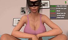 Pornô 3D sem perfume com uma namorada e ação anal